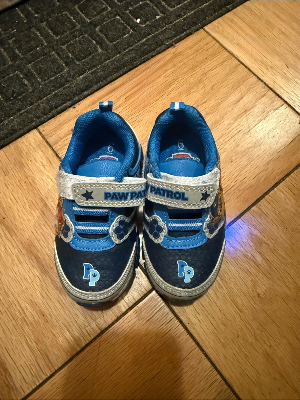 Paw Patrol Blue Kids Light-Up Sneakers